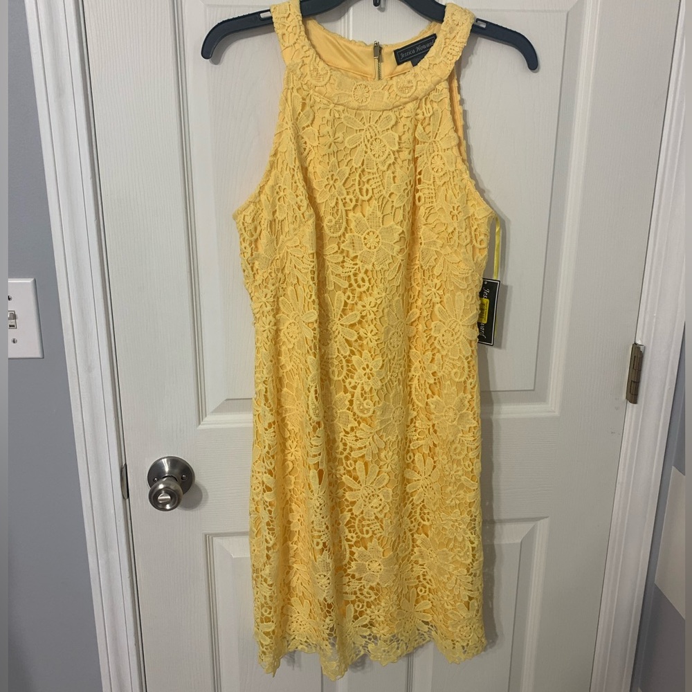New with tags Yellow lace dress